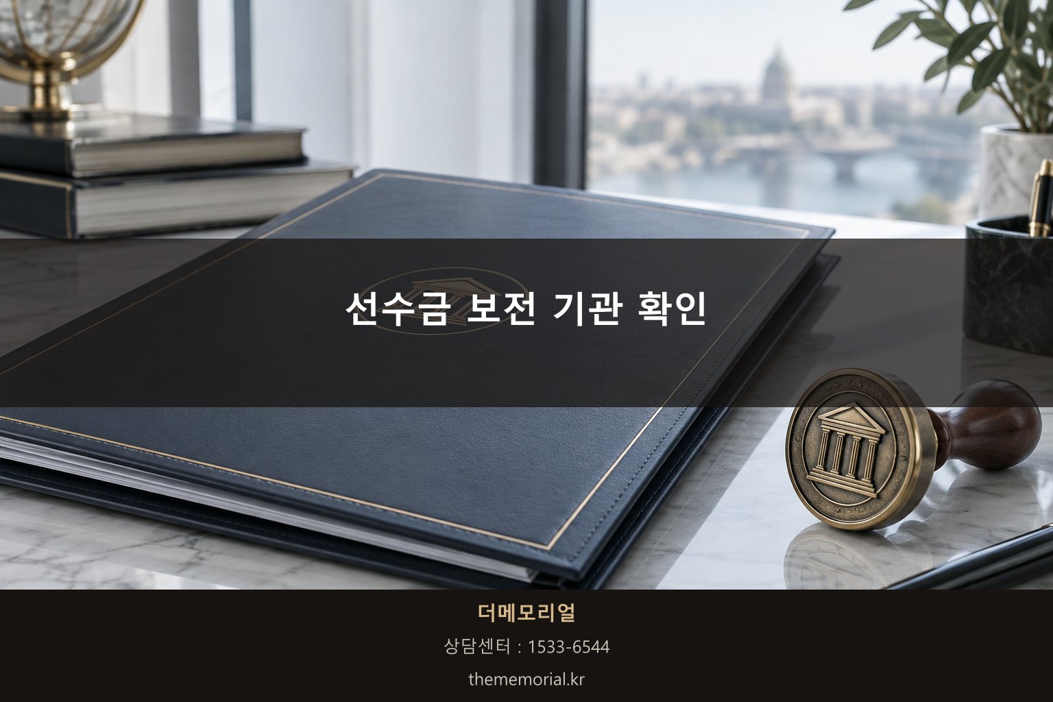 선수금 보전 기관을 확인하는 서류