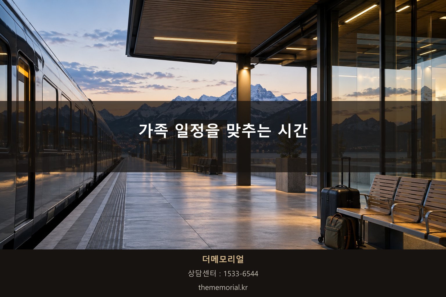 가족들이 모이는 일정을 조율하는 장면